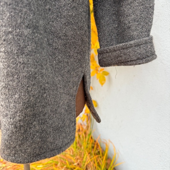 Super comfy and warm Rino Rossi “Exclusive” heather grey shirt-jacket - Picture 7 of 9